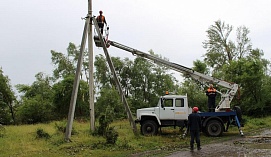 Электроснабжение Барнаула после урагана восстановлено Электроснабжение Барнаула после урагана восстановлено
